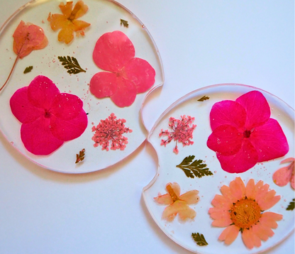 Floral Car Coasters