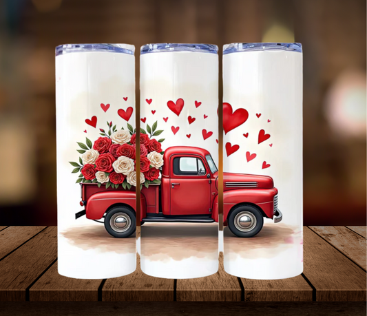 Bundles of Love | 20oz Skinny Tumbler | Valentine's Day Gift | Full Design Skinny Tumbler