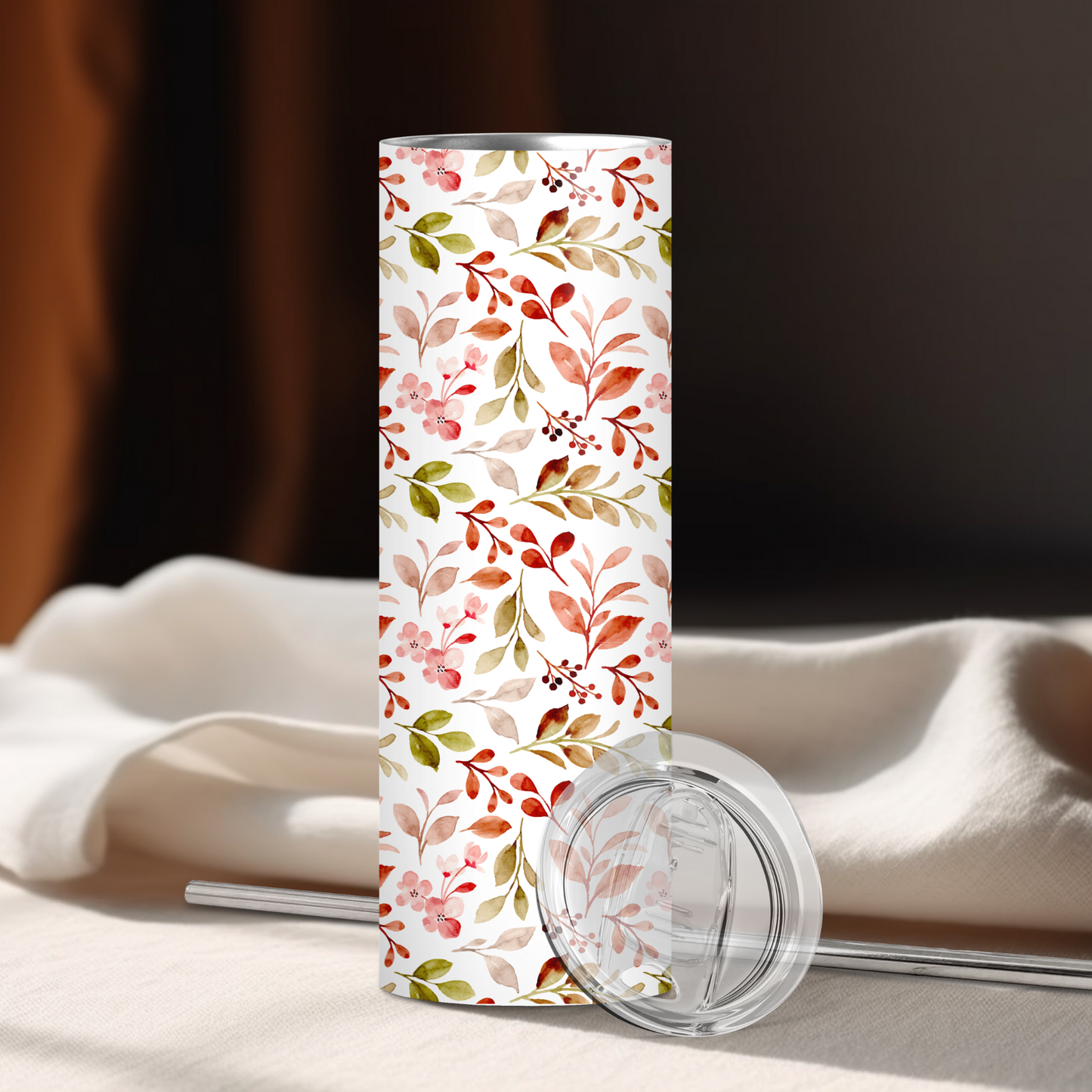 Spring Floral | 20oz Skinny | Full Design Skinny Tumbler | 2025 Spring Collection