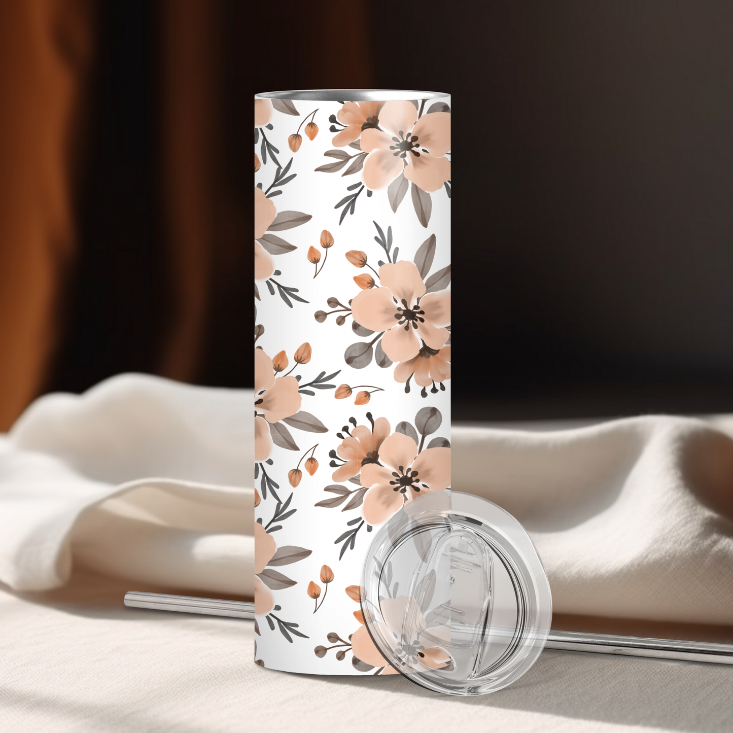 Spring Floral | 20oz Skinny | Full Design Skinny Tumbler | 2025 Spring Collection