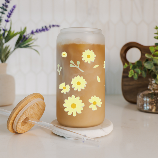 Libbey Glass Cup | Boho Floral