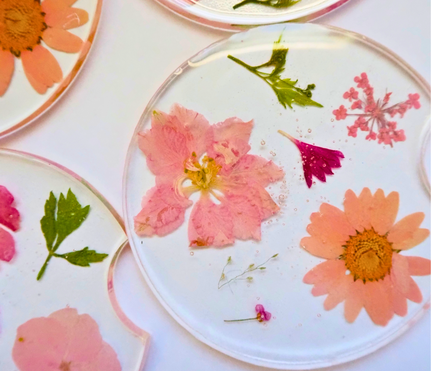 Floral Car Coasters