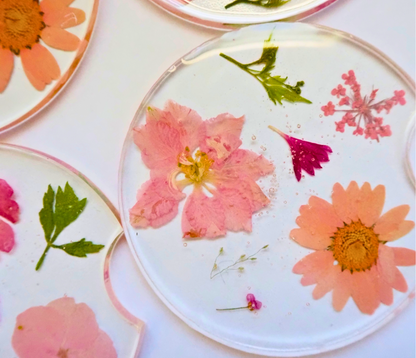 Floral Car Coasters