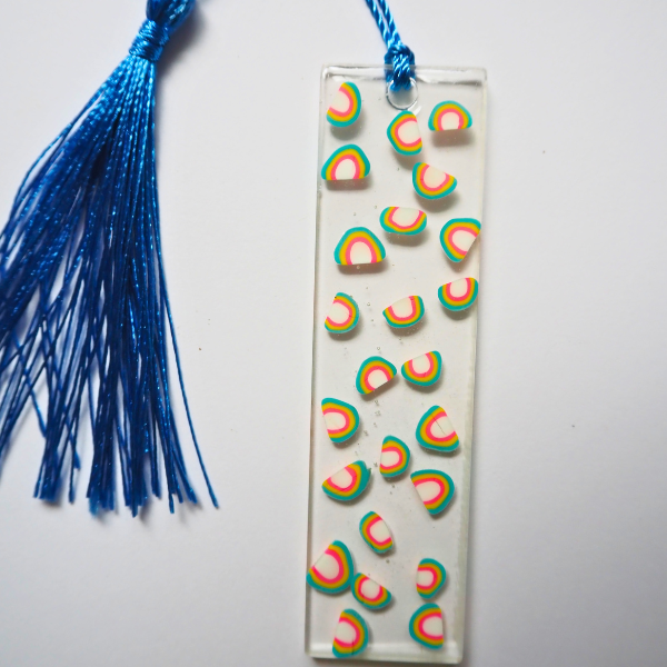 Mini Rainbow Bookmark | Premade Bookmark