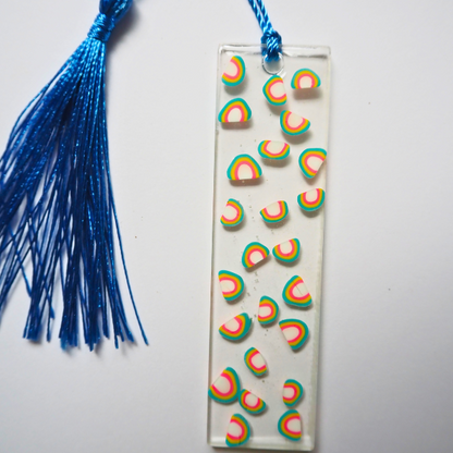 Mini Rainbow Bookmark | Premade Bookmark