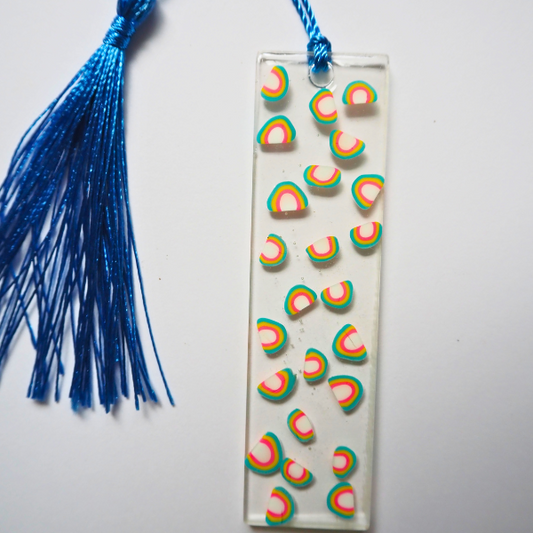Mini Rainbow Bookmark | Premade Bookmark