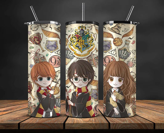 Harry Potter Tumbler | Full Design Skinny Tumbler