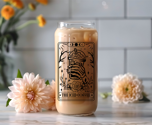 Tarot Card | The Iced Coffee | Libbey Glass Cup