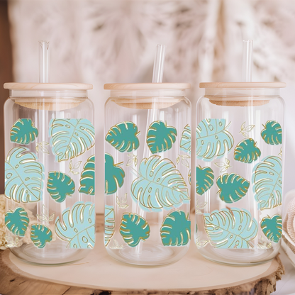 Libbey Glass Cup | Boho Floral