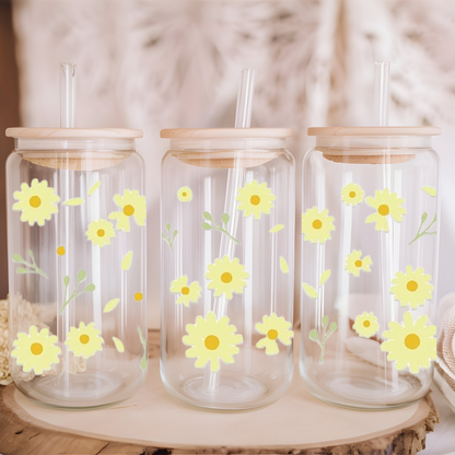 Libbey Glass Cup | Boho Floral