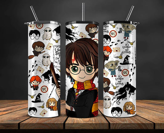 Harry Potter Tumbler | Full Design Skinny Tumbler