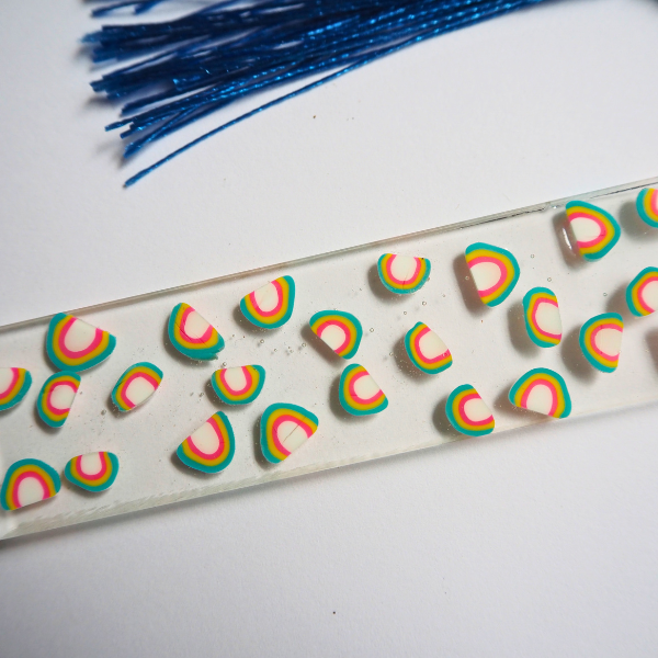 Mini Rainbow Bookmark | Premade Bookmark