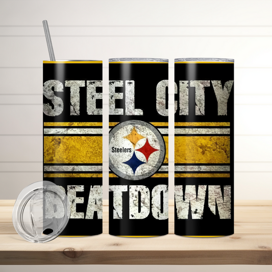 Pittsburgh Steelers | Football Inspired Tumbler