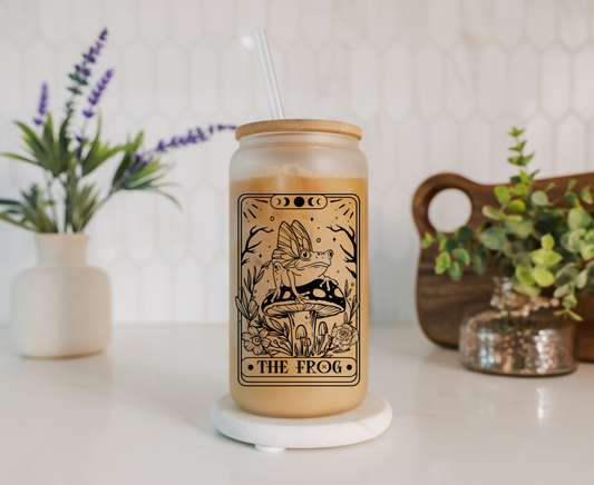 Tarot Card | The Frog | Libbey Glass Cup