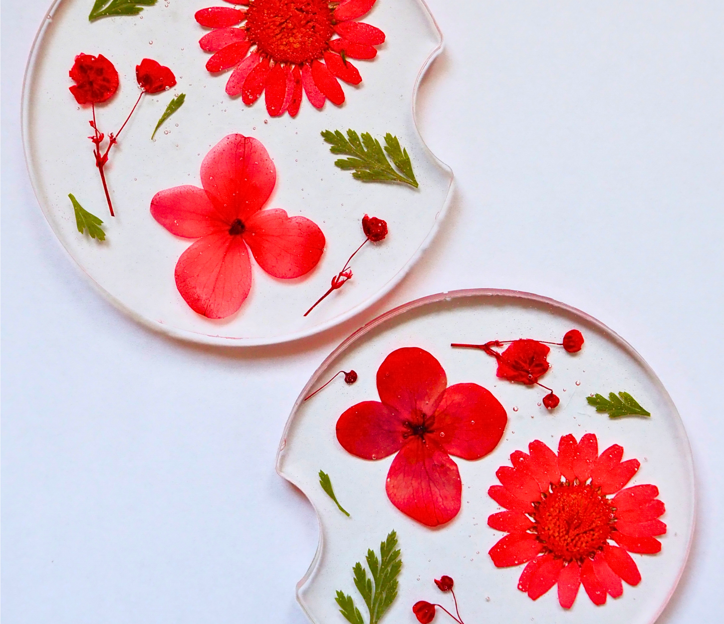 Floral Car Coasters