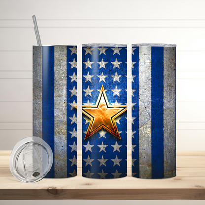 Dallas Cowboys Football Inspired Tumbler