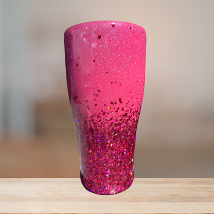 Pink Glitter Tumbler | Personalized Tumbler