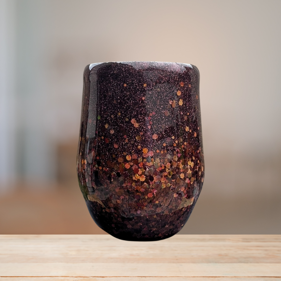 Chestnut & Cinnamon Glitter Tumbler | Personalized Tumbler