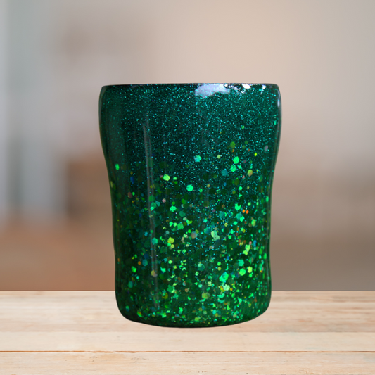 Green Glitter Tumbler | Personalized Tumbler