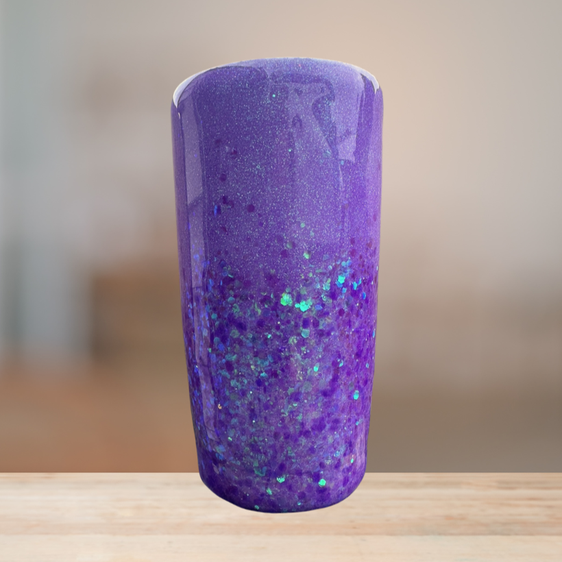 Lavender Glitter Tumbler | Personalized Tumbler