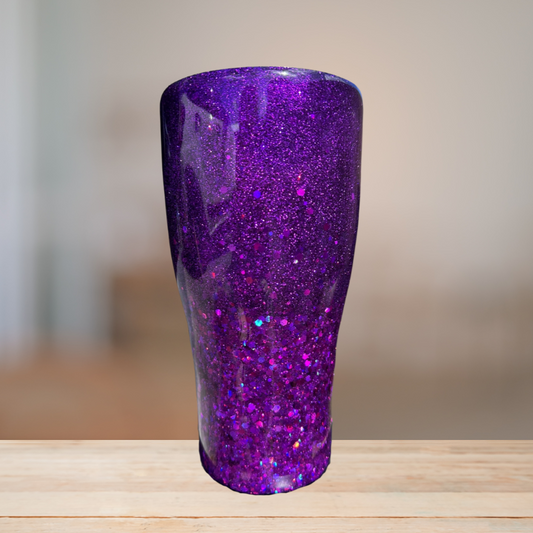Purple Glitter Tumbler | Personalized Tumbler