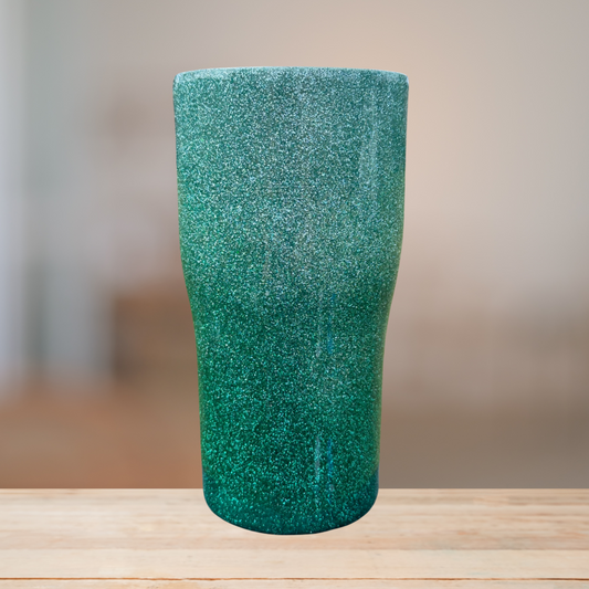 Green Glitter Tumbler | Personalized Tumbler