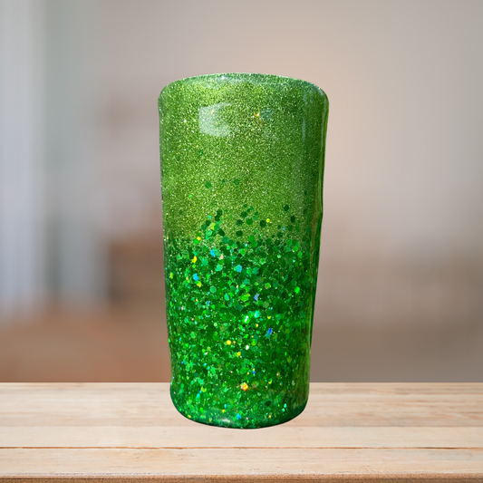 Green Glitter Tumbler | Personalized Tumbler