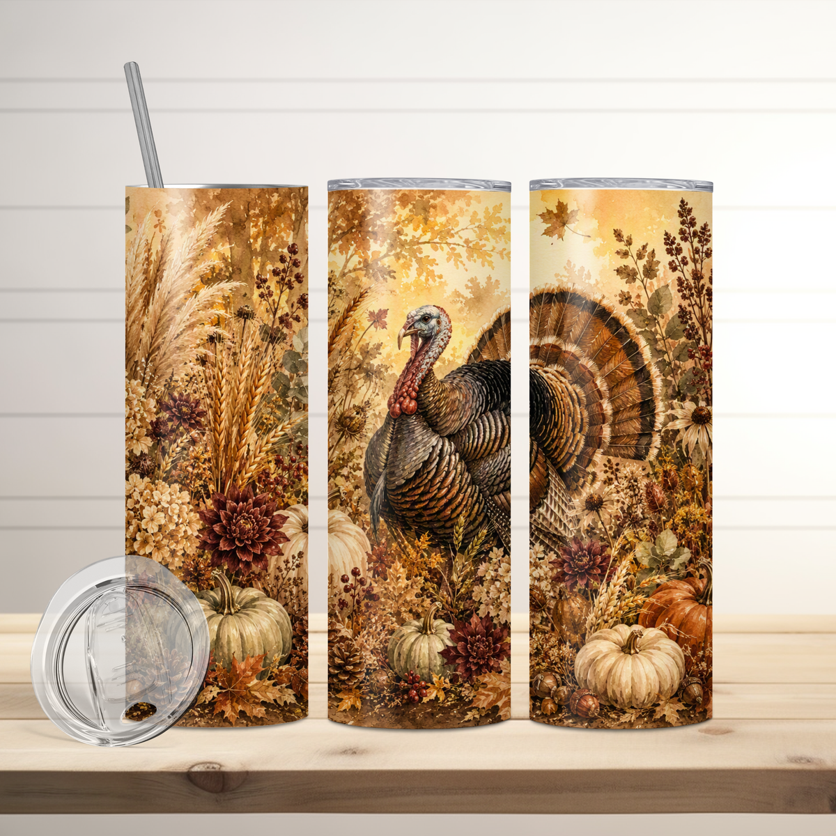 Vintage Turkey & Wildflowers