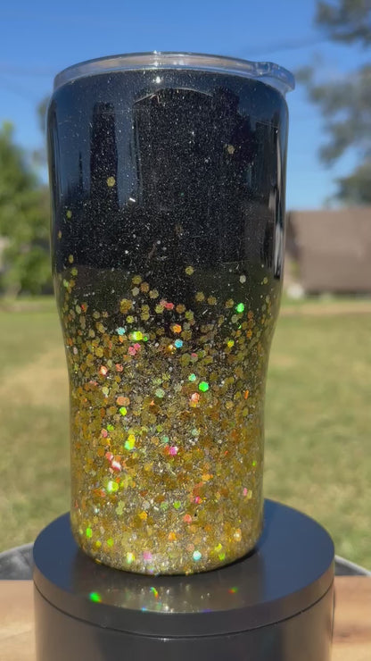 UCF Glitter Tumbler | Premade Tumbler