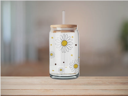Libbey Glass Cup | Boho Floral