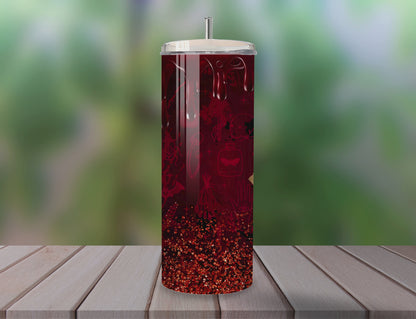 Unfiltered Poison Halloween Tumbler | Full Design Skinny Tumbler