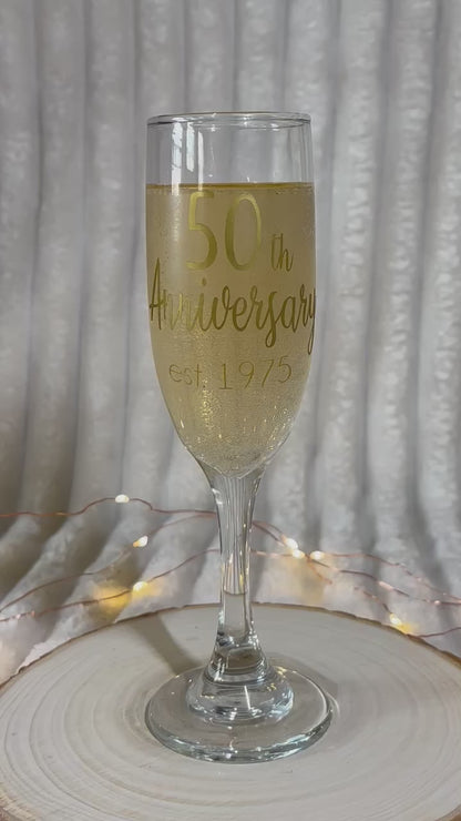 Personalized Champagne Glass