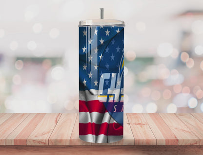 Los Angeles Chargers | Football Inspired Tumbler