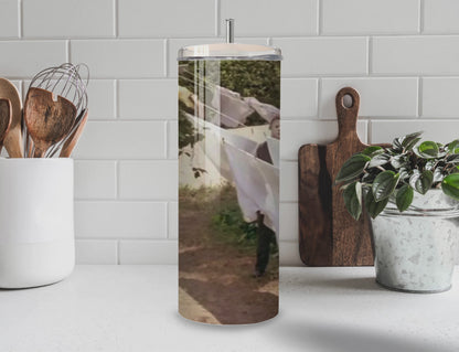 Michael Myers Halloween Tumbler | Full Design Skinny Tumbler