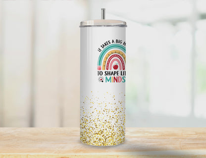 Teacher Appreciation Gift Tumbler | Full Design Skinny Tumbler