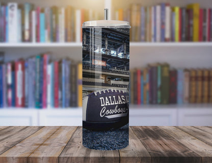 Dallas Cowboys Football Inspired Tumbler